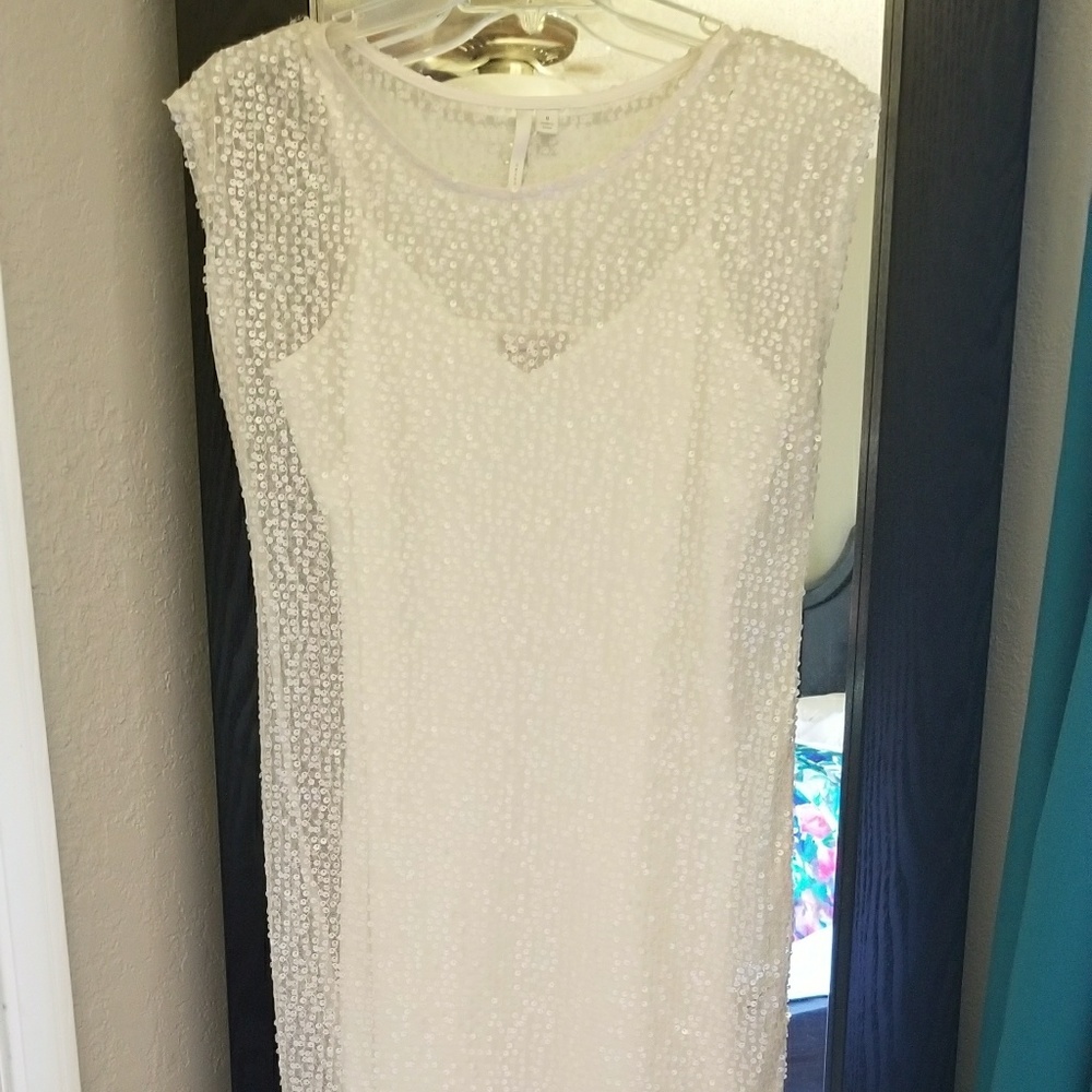 Lauren Conrad iridescent sequin dress